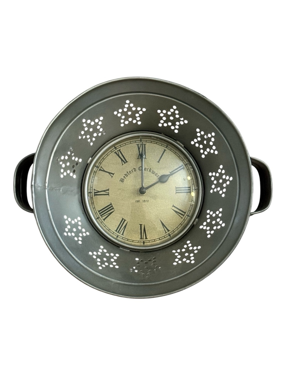 🫶🏻 Bedford Clockworks Park Designs Vintage Strainer Clock (Works Great!)